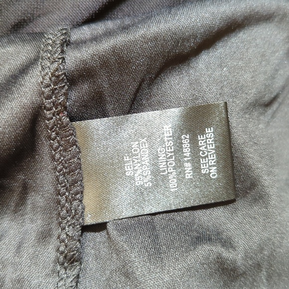 Torrid Deep Black Stretch Mesh V-Neck Smocked Waist Babydoll Top Size 1X - Picture 15 of 15